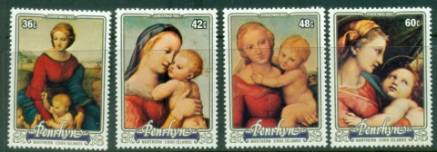 Penrhyn-Is-1983-Xmas-Paintings-by-Raphael-MLH