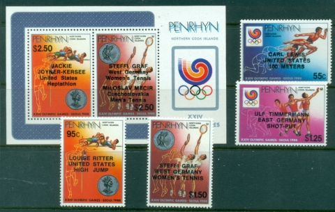 Penrhyn-Is-1988-Summer-Olympics-Seoul-Opt-Winners-MS-MUH