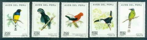 Peru-1972-Birds-MUH