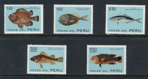 Peru-1972-Marine-Life-Fish-MUH