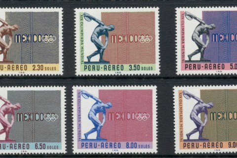 Peru-1968-Summer-Olympics-Mexico-City-MUH