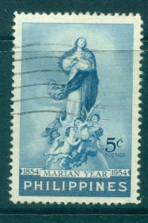 Philippines-1954-marian-Year-Virgin-Mary-FU-lot31663