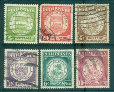 Philippines-1959-Provincial-Seals-FU-lot31672