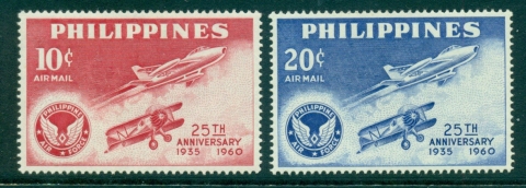 Philippines-1960-Air-Force-Anniv-MLH-lot34827