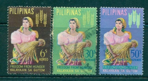 Philippines-1963-FFH-Freedom-From-Hunger-FU-lot31690