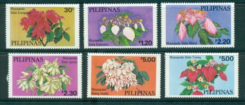 Philippines-1979-Flowers-MLH-lot31717