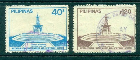 Philippines-1982-Waterworks-FU-lot31723