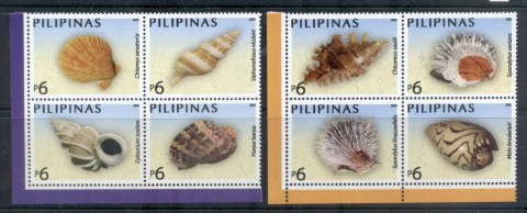 Philippines-2005-Seashells-Blks4-MUH