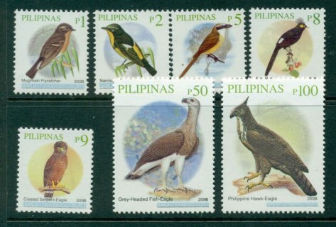 Philippines-2009-Bird-Defins-2009B-3rd-Print-7-MUH-Lot24494