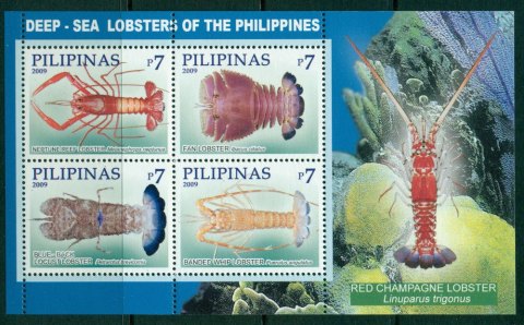 Philippines-2009-Deep-Sea-Lobsters-MS-MUH-Lot24499