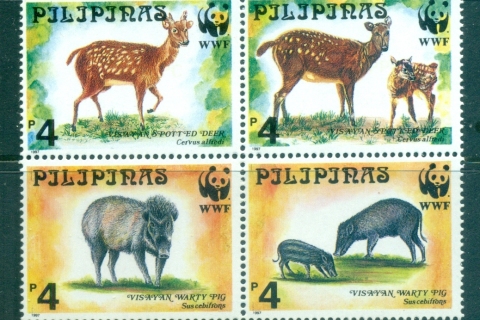 Philippines-1997 WWF Spotted Deer & Warty Pig