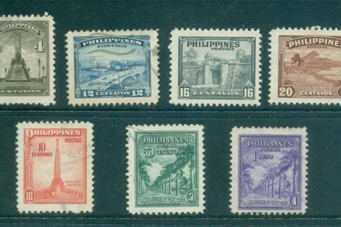 Philippines-1947-Views-MH-FU-lot31648