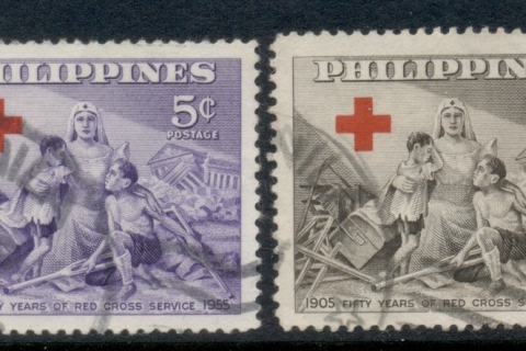 Philippines-1955-Red-Cross-FU