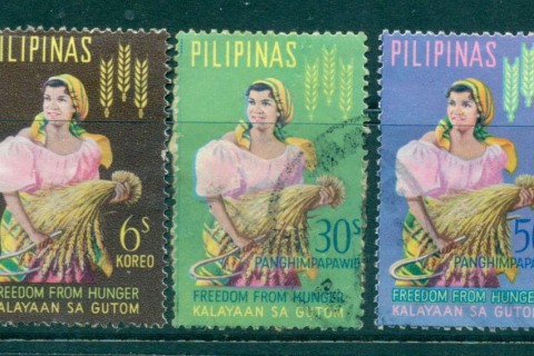 Philippines-1963-FFH-Freedom-From-Hunger-FU-lot31690