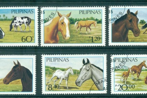 Philippines-1984-Horses-CTO-lot31729