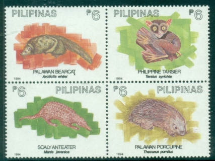 Philippines-1994-Mammals-block-4-MUH