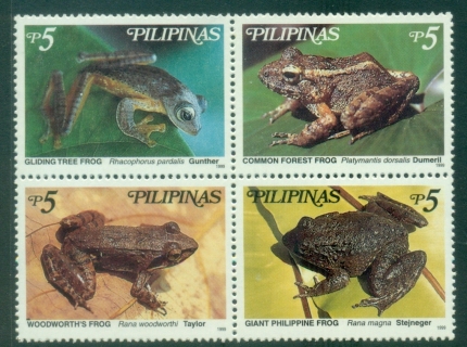 Philippines-1999-Frogs-Block-4-MUH