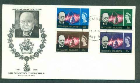 Pitcairn-Is-1966-Winston-Churchill-FDC-lot50416