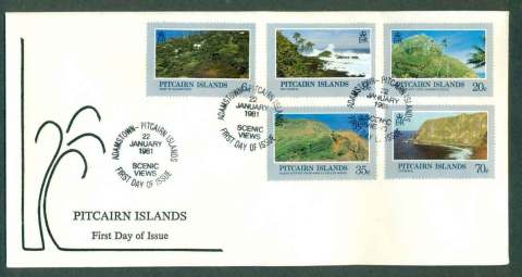 Pitcairn-Is-1981-Scenic-Views-FDC-lot50415