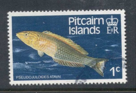 Pitcairn-Is-1984-Pictorials-Marine-Life-Fish-1c-FU