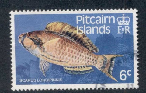 Pitcairn-Is-1984-Pictorials-Marine-Life-Fish-6c-FU