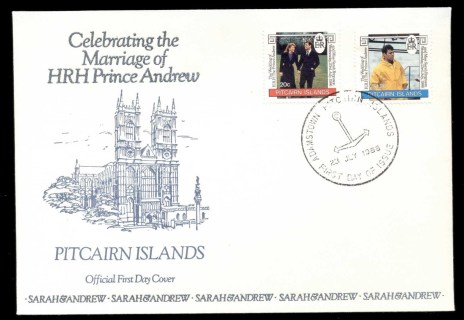 Pitcairn-Is-1986-Royal-Wedding-Andrew-Sarah-FDC