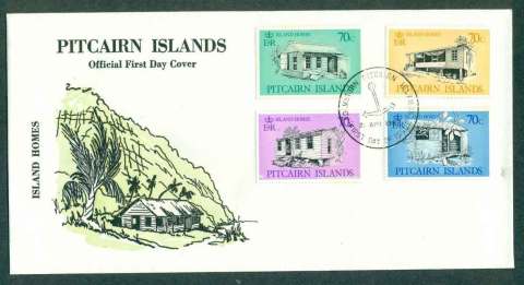 Pitcairn-Is-1987-Island-Homes-FDC-lot45777