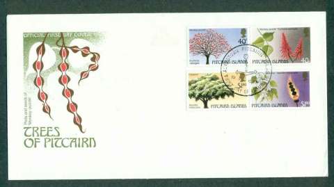 Pitcairn-Is-1987-Trees-of-Pitcairn-FDC-lot45779