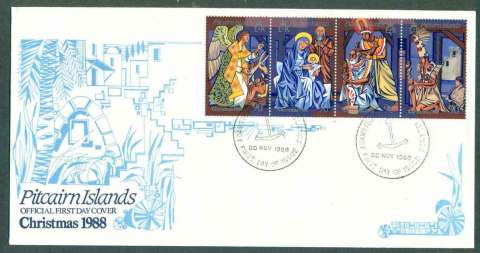 Pitcairn-Is-1988-Xmas-FDC-lot45783