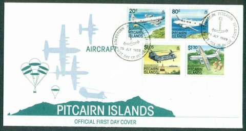 Pitcairn-Is-1989-Aircraft-FDC-lot45801