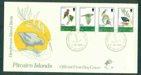 Pitcairn-Is-1990-Henderson-Is-Birds-FDC-lot45802