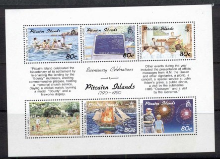 Pitcairn-Is-1991-Bicentenary-Celebrations-MS-MUH