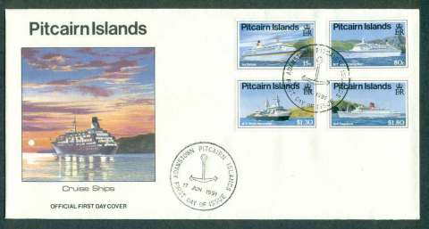 Pitcairn-Is-1991-Cruise-Ships-FDC-lot45784