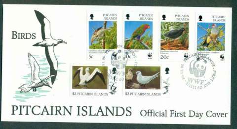 Pitcairn-Is-1996-Birds-FDC-lot45795