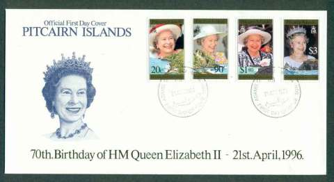 Pitcairn-Is-1996-QEII-70th-Birthday-FDC-lot45797