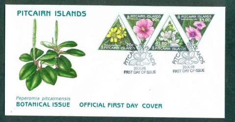 Pitcairn-Is-1998-Plants-Flowers-FDC-lot45757