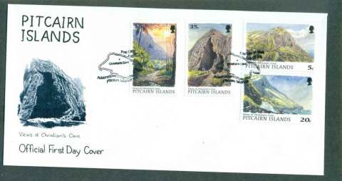 Pitcairn-Is-1998-Views-of-Christians-cave-FDC-lot45767