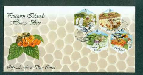 Pitcairn-Is-1999-Honey-Bees-FDC-lot45756