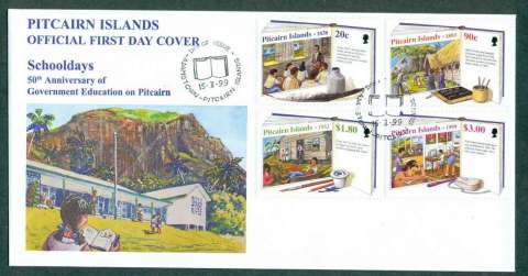 Pitcairn-Is-1999-Schooldays-FDC-lot45753