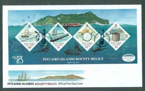 Pitcairn-Is-1999Bounty-Relics-MS-FDC-lot45773