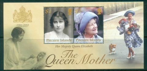 Pitcairn-Is-2002-Queen-Mother-in-Memoriam-MS-MUH