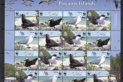 Pitcairn-Is-2007 WWF Birds, Terns & Noddies of the Pitcairn Is  MS