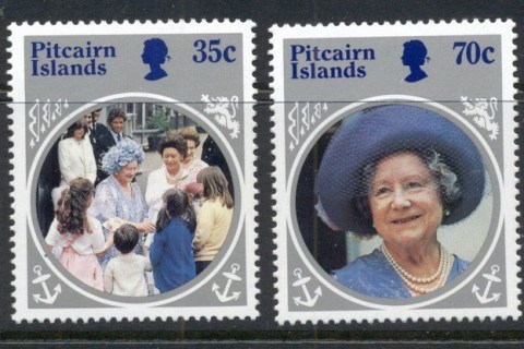 Pitcairn-Is-1985-Queen-Mother-85th-Birthday-MUH