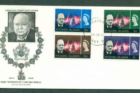 Pitcairn-Is-1966-Winston-Churchill-FDC-lot50416