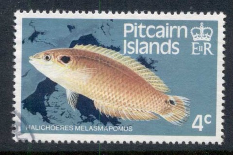 Pitcairn-Is-1984-Pictorials-Marine-Life-Fish-4c-FU