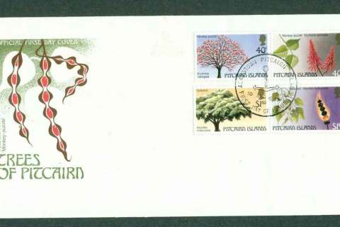 Pitcairn-Is-1987-Trees-of-Pitcairn-FDC-lot45779