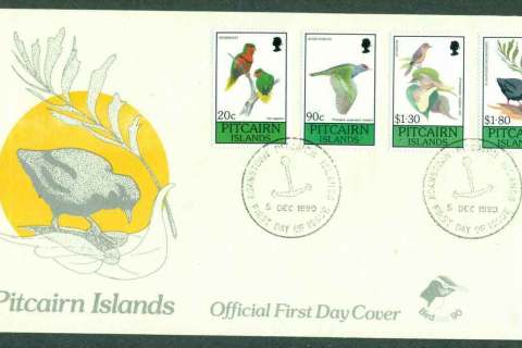 Pitcairn-Is-1990-Henderson-Is-Birds-FDC-lot45802