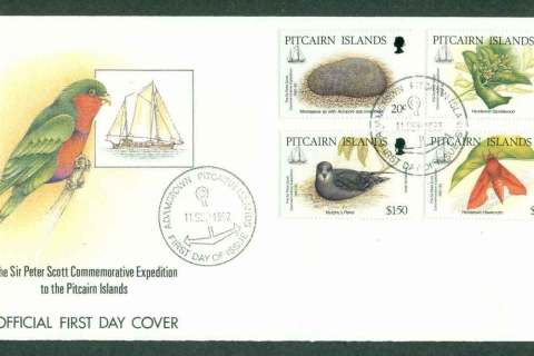 Pitcairn-Is-1992-Sir-Peter-Scott-Expedition-FDC-lot45788