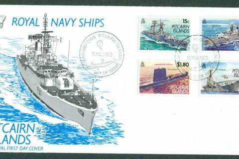 Pitcairn-Is-1993-Royal-Navy-Ships-FDC-lot45790