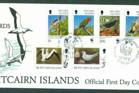 Pitcairn-Is-1996-Birds-FDC-lot45795